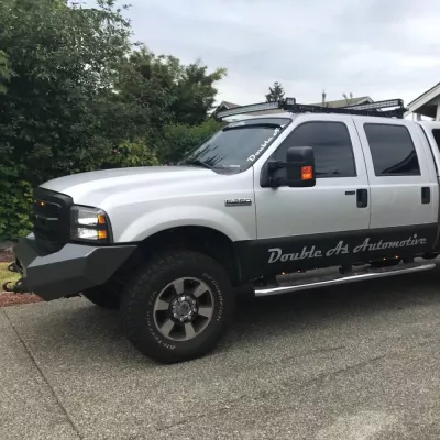 FORD F250-350 2005-2007 with CLASSIC FRONT Weld It Yourself STANDARD installed