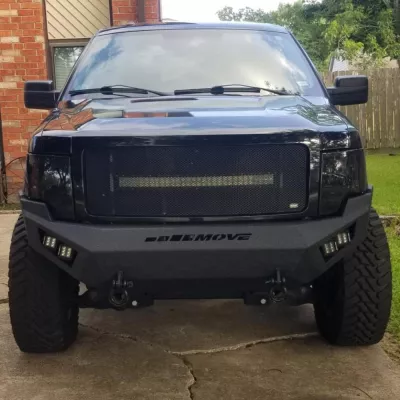FORD F150 2009-2014 with PRECISION FRONT Weld It Yourself STANDARD installed