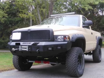 DODGE 1500 1994-2001 with CLASSIC FRONT Weld It Yourself Offroad installed