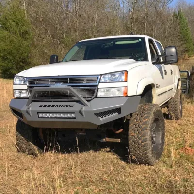 CHEVY 2500-3500HD 2003-2007 with PRECISION FRONT Weld It Yourself STANDARD installed