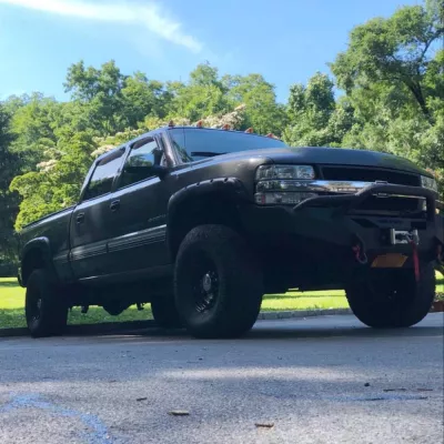 CHEVY 2500-3500HD 1999-2002 with CLASSIC FRONT Weld It Yourself Offroad installed
