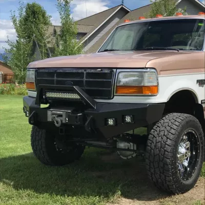 FORD F250-350 1992-1998 with CLASSIC FRONT Weld It Yourself Offroad installed