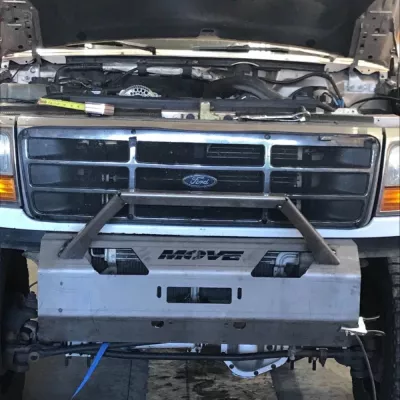 FORD F250-350 1992-1998 with CLASSIC FRONT Weld It Yourself Offroad installed