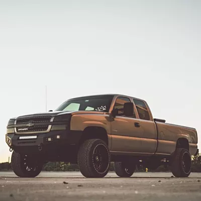 CHEVY 2500-3500HD 2003-2007 with CLASSIC FRONT Weld It Yourself STANDARD installed