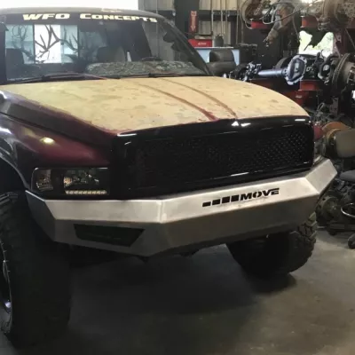 DODGE 2500-3500 1994-2002 with PRECISION FRONT Weld It Yourself STANDARD installed