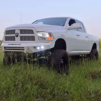 DODGE 2500-3500 2010-2018 with PRECISION FRONT Weld It Yourself STANDARD installed
