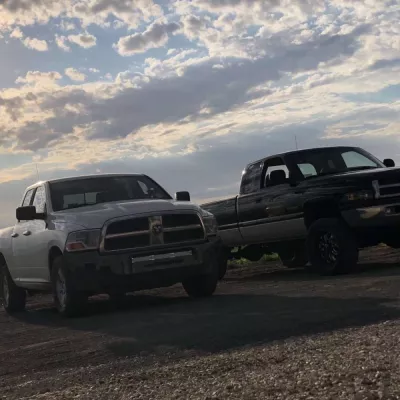 DODGE 1500 2009-2012 with CLASSIC FRONT Weld It Yourself STANDARD installed