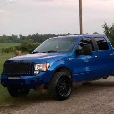 FORD F150 2009-2014 with CLASSIC FRONT Weld It Yourself STANDARD installed