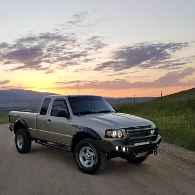 FORD RANGER 2001-2012 with CLASSIC FRONT Weld It Yourself STANDARD installed