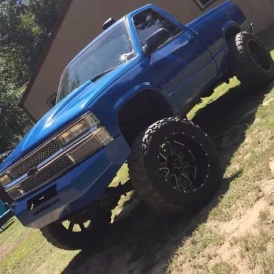 CHEVY 1500 1988-1998 with CLASSIC FRONT Weld It Yourself STANDARD installed