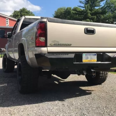 CHEVY 2500-3500HD 2003-2007 with CLASSIC REAR Weld It Yourself STANDARD installed
