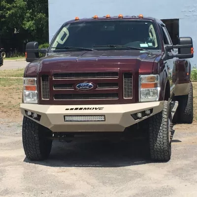 FORD F250-350 2008-2010 with PRECISION FRONT Weld It Yourself STANDARD installed