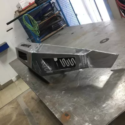 FORD F250-350 2008-2010 with PRECISION FRONT Weld It Yourself STANDARD installed