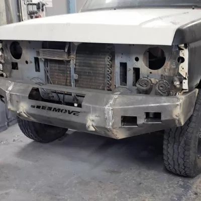 FORD BRONCO 1987-1991 with CLASSIC FRONT Weld It Yourself STANDARD installed