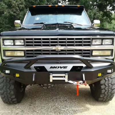 CHEVY 2500-3500HD 1981-1987 with CLASSIC FRONT Weld It Yourself Offroad installed