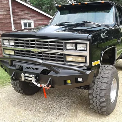 CHEVY 2500-3500HD 1981-1987 with CLASSIC FRONT Weld It Yourself Offroad installed