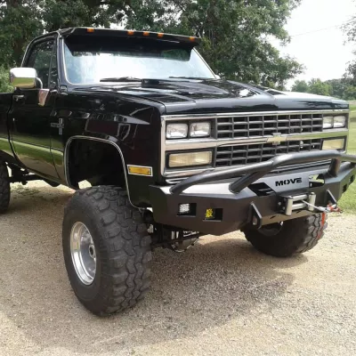 CHEVY 2500-3500HD 1981-1987 with CLASSIC FRONT Weld It Yourself Offroad installed
