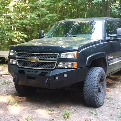 CHEVY 2500-3500HD 2003-2007 with CLASSIC FRONT Weld It Yourself Offroad installed