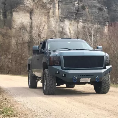 CHEVY 2500-3500HD 2007.5-2010 with CLASSIC FRONT Weld It Yourself STANDARD installed