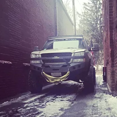 CHEVY 2500-3500HD 2003-2007 with CLASSIC FRONT Weld It Yourself Offroad installed