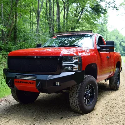 CHEVY 1500 2007.5-2013 with CLASSIC FRONT Weld It Yourself STANDARD installed
