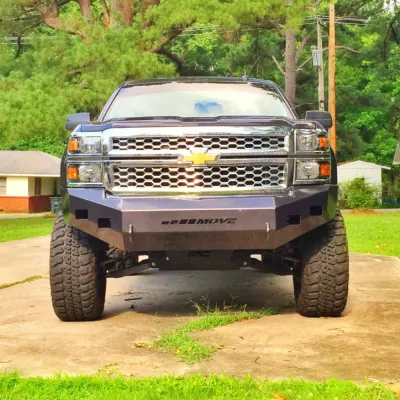 CHEVY 1500 2014-2015 with CLASSIC FRONT Weld It Yourself STANDARD installed