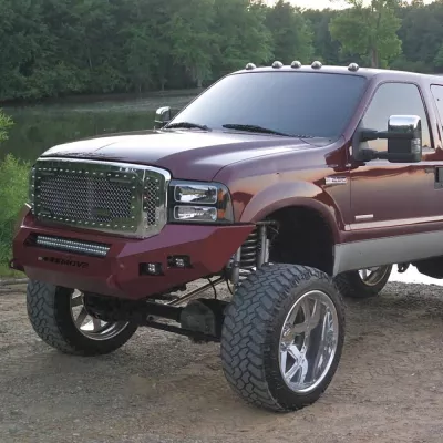 FORD F250-350 2005-2007 with CLASSIC FRONT Weld It Yourself STANDARD installed
