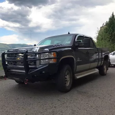 CHEVY 2500-3500HD 2007.5-2010 with CLASSIC FRONT Weld It Yourself STANDARD installed