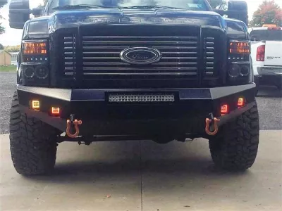 FORD F250-350 2008-2010 with CLASSIC FRONT Weld It Yourself STANDARD installed