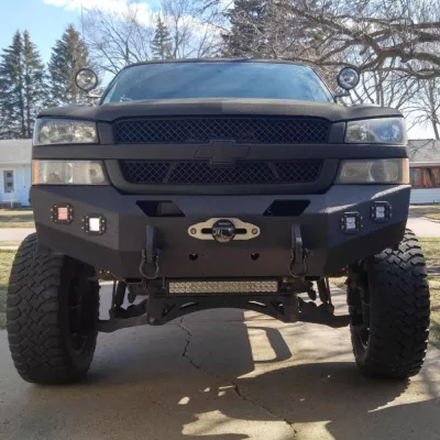 CHEVY 2500-3500HD 2003-2007 with CLASSIC FRONT Weld It Yourself Offroad installed