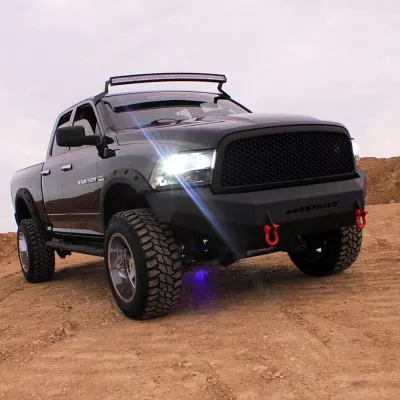 DODGE 1500 2009-2012 with CLASSIC FRONT Weld It Yourself STANDARD installed