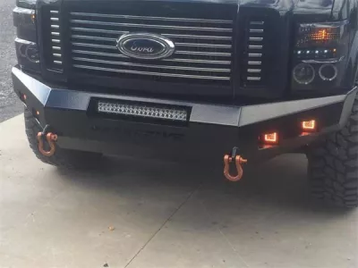 FORD F250-350 2008-2010 with CLASSIC FRONT Weld It Yourself STANDARD installed