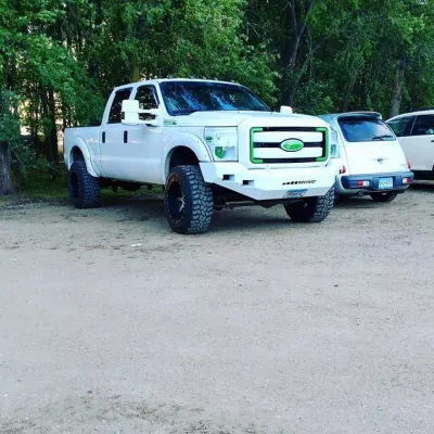 FORD F250-350 2011-2016 with CLASSIC FRONT W.I.Y.KIT STANDARD installed