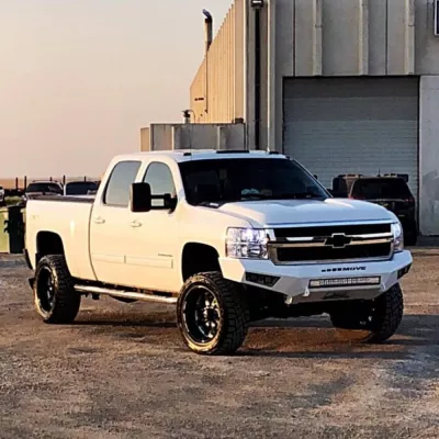 CHEVY 2500-3500HD 2011-2014 with PRECISION FRONT Weld It Yourself STANDARD installed