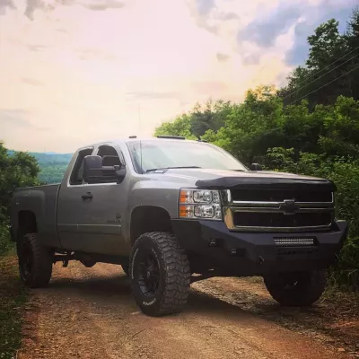 CHEVY 2500-3500HD 2007.5-2010 with CLASSIC FRONT Weld It Yourself STANDARD installed