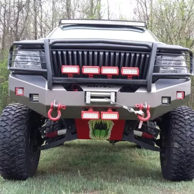 CHEVY SUBURBAN 1500 2007-2014 with CLASSIC FRONT Weld It Yourself Offroad installed
