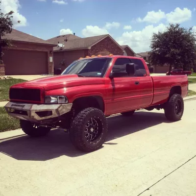 DODGE 2500-3500 1994-2002 with PRECISION FRONT Weld It Yourself STANDARD installed