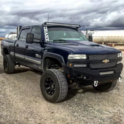 CHEVY 2500-3500HD 1999-2002 with CLASSIC FRONT Weld It Yourself STANDARD installed