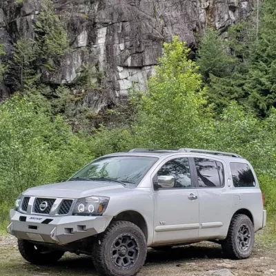 NISSAN TITAN 2003-2015 with CLASSIC FRONT Weld It Yourself Offroad installed