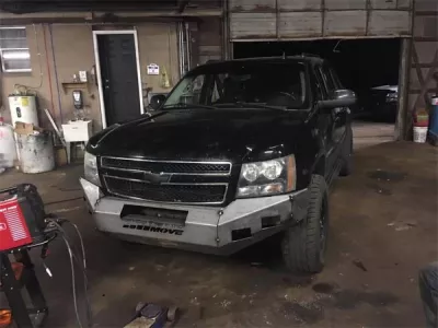 TOYOTA TUNDRA 2007-2013 with CLASSIC FRONT Weld It Yourself STANDARD installed