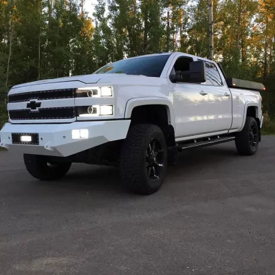 CHEVY 2500-3500HD 2015-2019 with CLASSIC FRONT Weld It Yourself STANDARD installed
