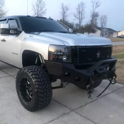 CHEVY 2500-3500HD 2007.5-2010 with CLASSIC FRONT Weld It Yourself Offroad installed