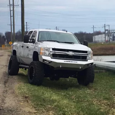 CHEVY 2500-3500HD 2011-2014 with PRECISION FRONT Weld It Yourself STANDARD installed