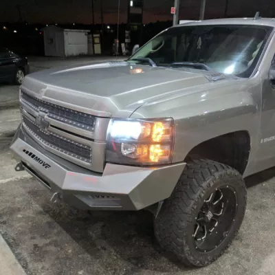 CHEVY 2500-3500HD 2007.5-2010 with PRECISION FRONT Weld It Yourself STANDARD installed
