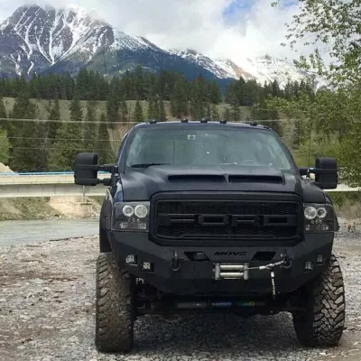 FORD F250-350 2005-2007 with CLASSIC FRONT Weld It Yourself Offroad installed