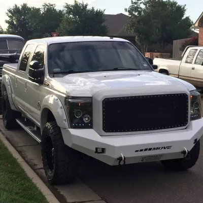 FORD F250-350 2011-2016 with CLASSIC FRONT W.I.Y.KIT STANDARD installed