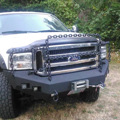 FORD F250-350 2005-2007 with CLASSIC FRONT Weld It Yourself Offroad installed