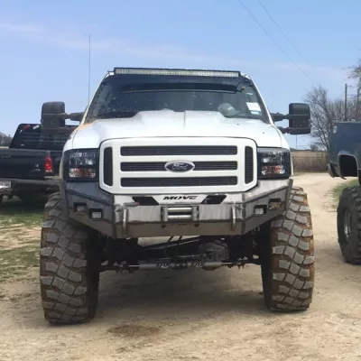 FORD F250-350 2005-2007 with CLASSIC FRONT Weld It Yourself Offroad installed