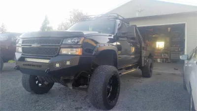CHEVY 2500-3500HD 2003-2007 with CLASSIC FRONT Weld It Yourself STANDARD installed