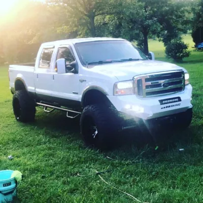 FORD F250-350 2005-2007 with CLASSIC FRONT Weld It Yourself STANDARD installed